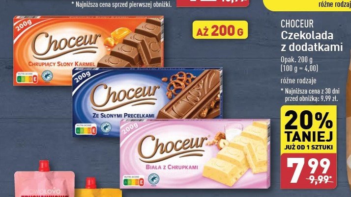 Czekolada nadziewana karmelowa Choceur promocja