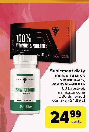 Suplement Trec ashwagandha max promocja