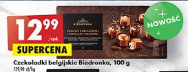 Praliny z belgijskiej czekolady mlecznej Biedronka promocja