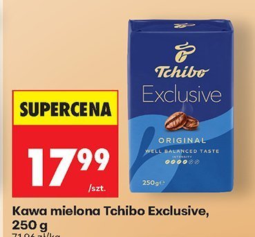 Kawa mielona Exclusive 250 g promocja w Biedronka