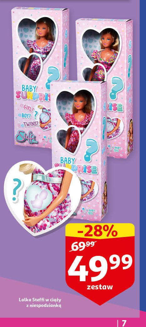 Lalka w ciąży Steffi (zabawki) promocja