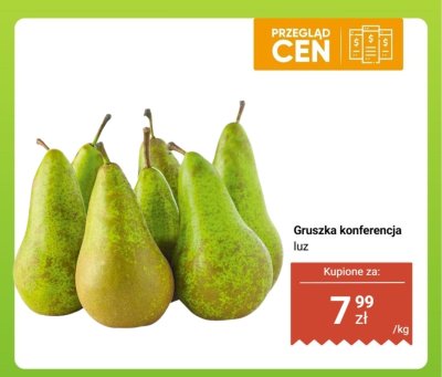 Gruszka konferencja luz promocja w Biedronka