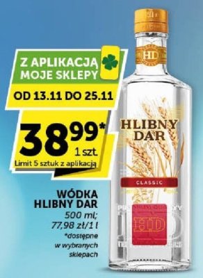 Wódka Hlibny Dar 500 ml promocja w Groszek