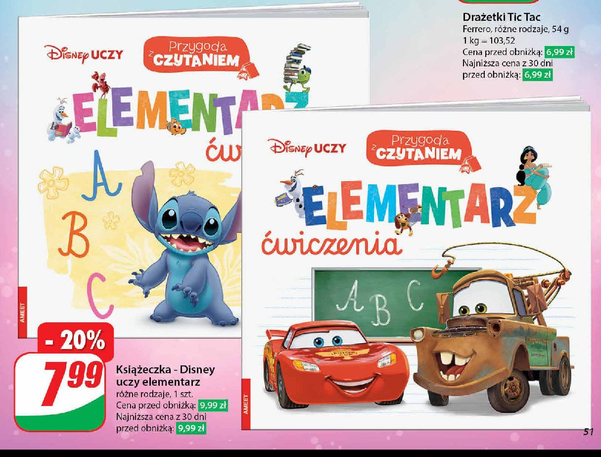 Przygoda z czytaniem stitch promocja