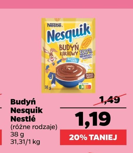 Budy艅 kakaowy Nesquik promocja