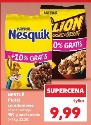 Płatki śniadaniowe różne rodzaje Nestlé promocja w Kaufland