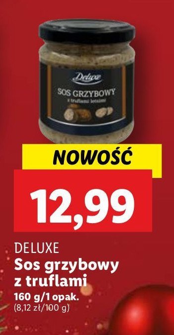 Sos grzybowy z truflami Deluxe promocja