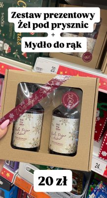 Zestaw prezentowy żel pod prysznic + mydło do rąk Białe Piżmo i Ambra promocja w Dealz