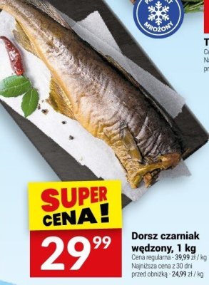 Dorsz czarniak wędzony, 1 kg promocja w Twój Market