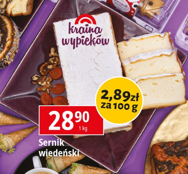 Sernik wiedeński Kraina wypieków promocja