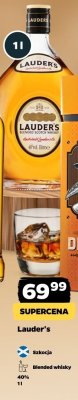 Whisky Lauder's Blended Whisky 1l promocja w Netto