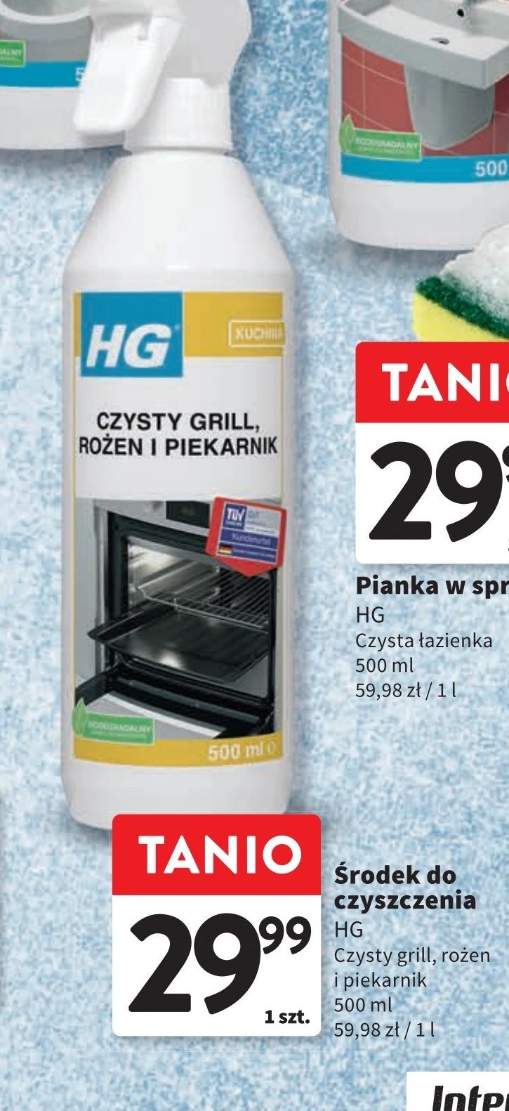 Środek czysty grill, rożen i piekarnik HG KUCHNIE promocja w Intermarche