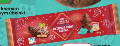 Ciastka z kremem orzechowym Choinki  promocja w Dino
