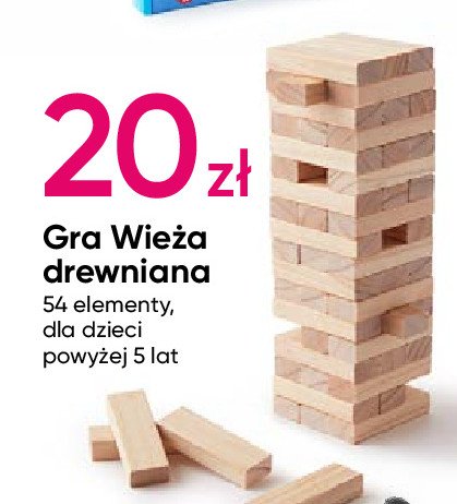 Gra wieża drewniana promocja w Pepco