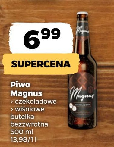 Piwo MAGNUS CZEKOLADOWY promocja