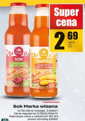 Sok Marka własna promocja w Supeco