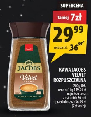 Kawa Jacobs Velvet rozpuszczalna promocja w Arhelan