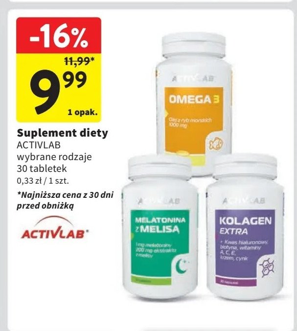 Omega 3 Activlab promocja