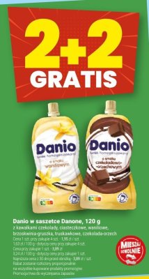 Danio w saszetce Danone, 120 g promocja w Twój Market