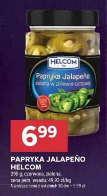 Papryka Jalapeño Helcom czerwona, zielona promocja w Stokrotka