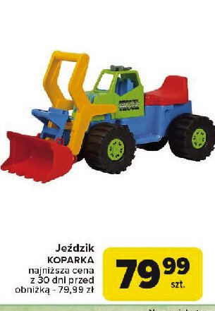 Jeździk koparka promocja w Carrefour