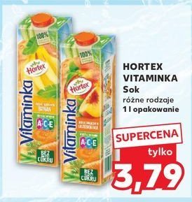 Sok marchew-jabłko-banan Hortex promocja w Kaufland