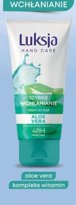 Krem do rąk Luksja Szybkie Wchłanianie z aloe vera i kompleksem witamin 50 ml promocja w Selgros