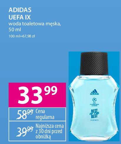 Dezodorant fresh Adidas uefa ix promocja