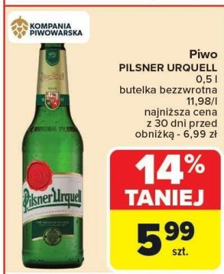 Piwo promocja w Carrefour Market
