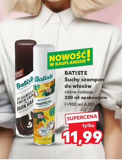 Szampon do w艂os贸w suchy dark hair Batiste dry shampoo promocja