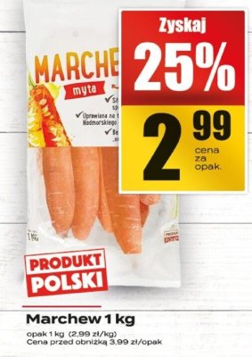 Marchew pęczek Świeże jesz promocja w Supeco