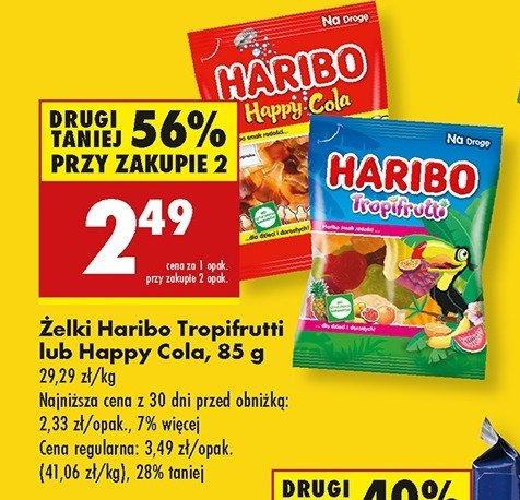 Żelki Haribo happy cola promocja