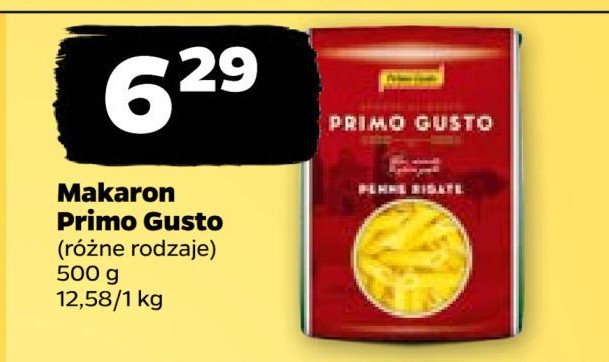 Makaron penne rigate Primo gusto promocja