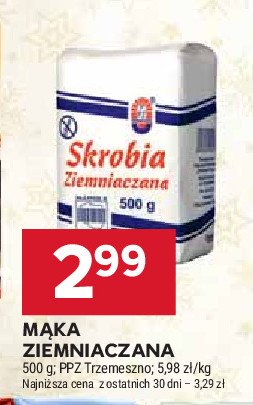 Skrobia ziemniaczana TRZEMESZNO promocja w Stokrotka