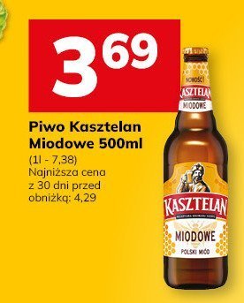 Piwo Kasztelan Miodowe 500ml promocja w Hitpol