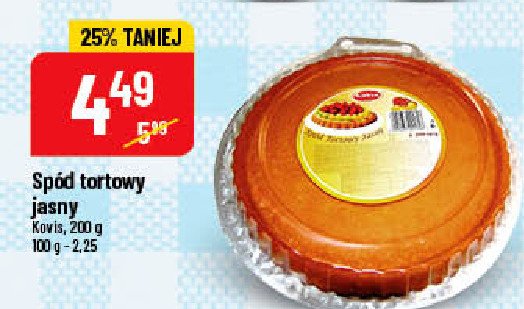 Sp贸d tortowy jasny Kavis promocja