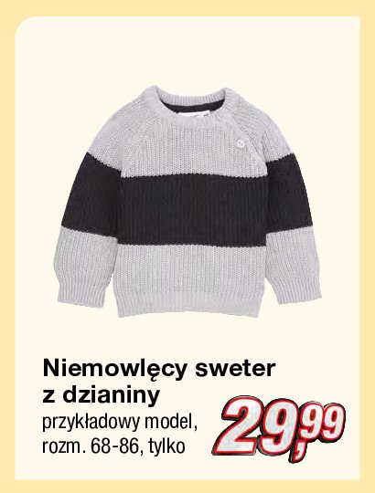 Sweter niemowl臋cy rozm. 68-86 cm promocja
