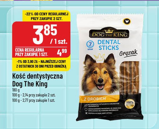 Kość dentystyczna Dog the king promocja