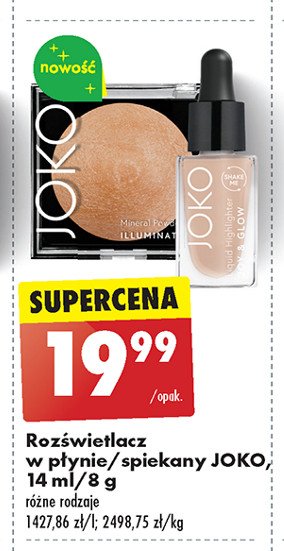 Róż do policzków 10 JOKO BAKED MINERAL BLUSH promocja