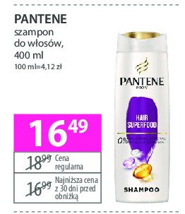 Szampon 3in1 hair superfood Pantene promocja