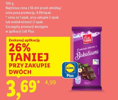 Czekolada promocja w Lidl