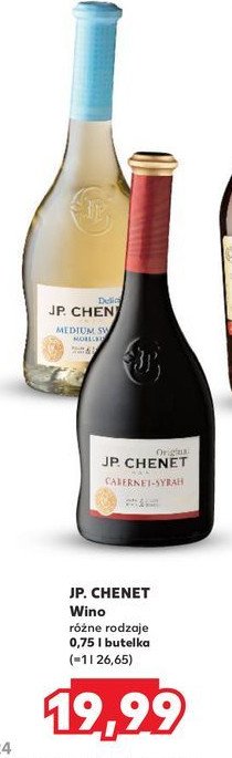 Wino Jp. chenet red promocja w Kaufland