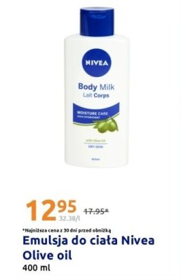 Emulsja do ciała Nivea Olive oil 400 ml promocja w Action