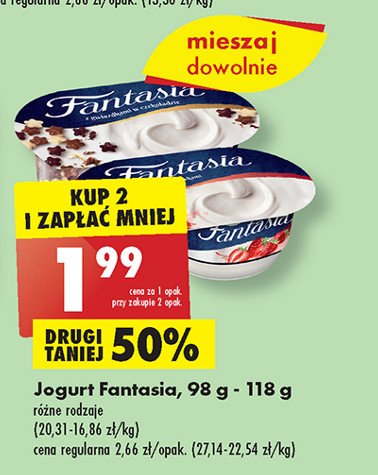 Jogurt z gwiazdkami w czekoladzie Danone fantasia promocja