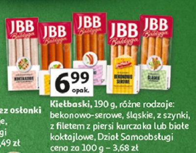 Kiełbaski śląskie Jbb bałdyga promocja