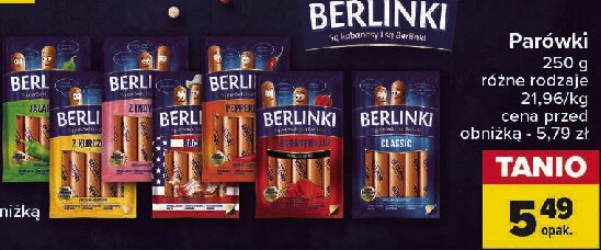 Parówki bacon Morliny berlinki promocja