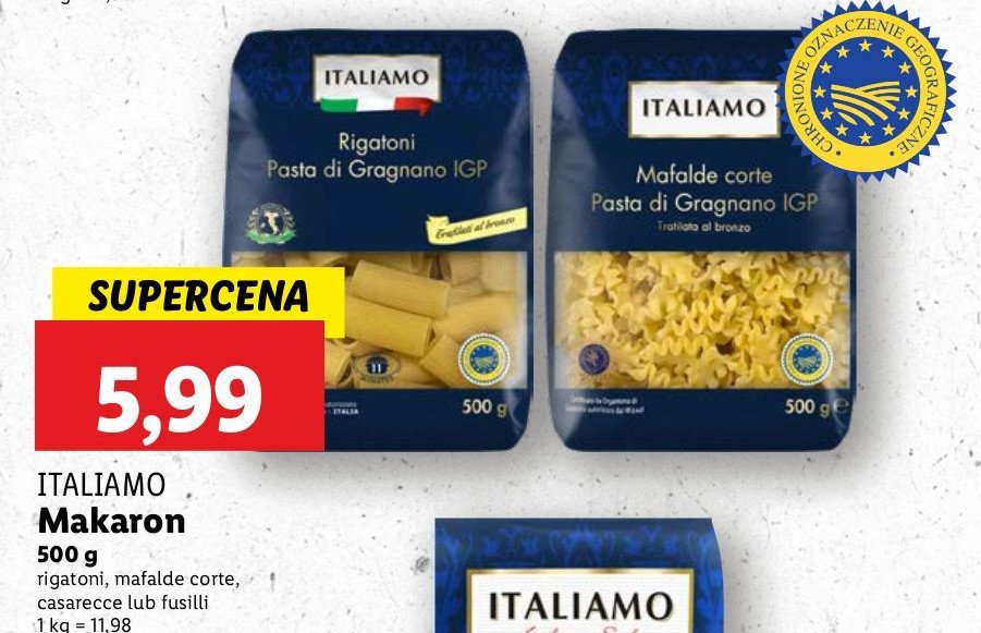 Makaron mafalde corte Italiamo promocja