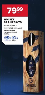 Whisky Grant's 8 YO promocja w Stokrotka