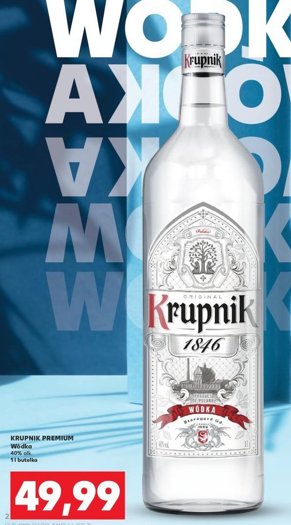 W贸dka Krupnik vodka promocja