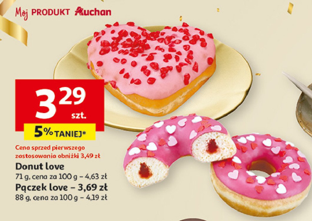 Pączek love promocja w Auchan